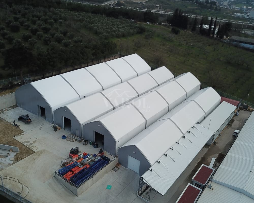 Heavy-Duty Industrial Warehouse Tents