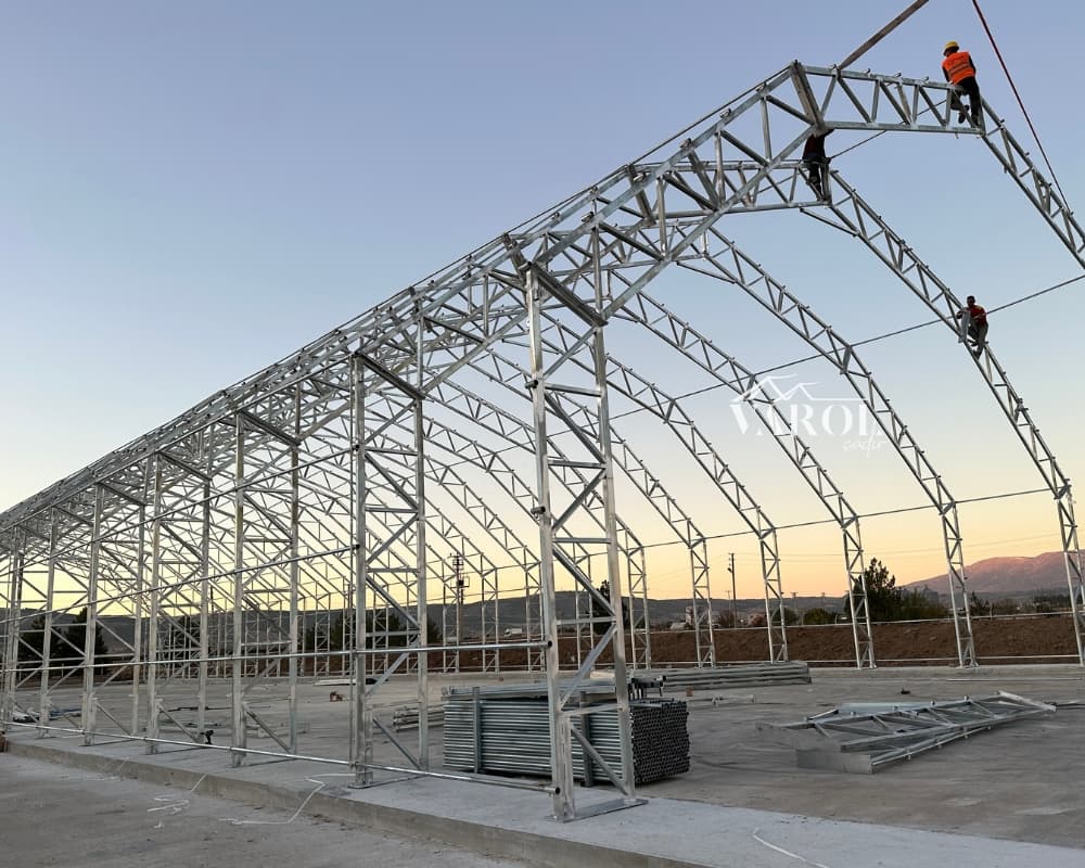 Heavy-Duty Industrial Warehouse Tents