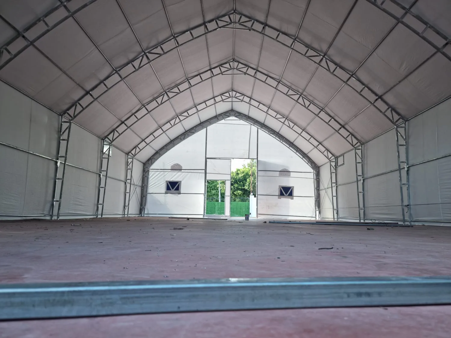 Factory overflow tent