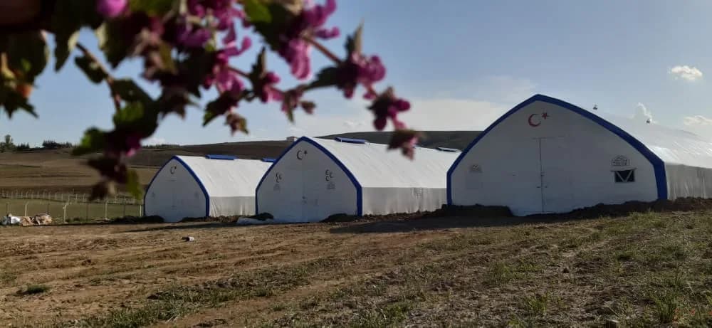 Factory overflow tent