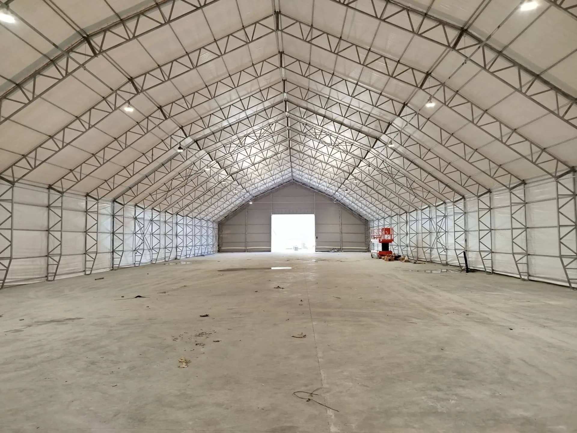 Factory overflow tent