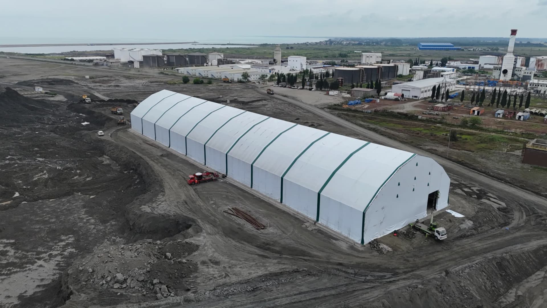 Mining site tent