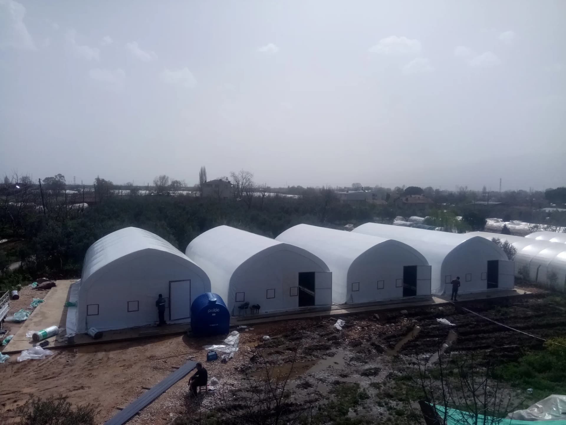 Mushroom growing tent